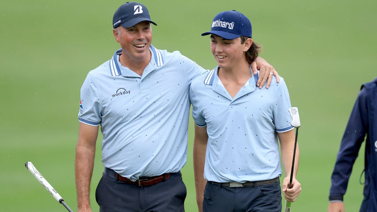 Matt Kuchar, son build 3shot lead at PNC Championship ESPN