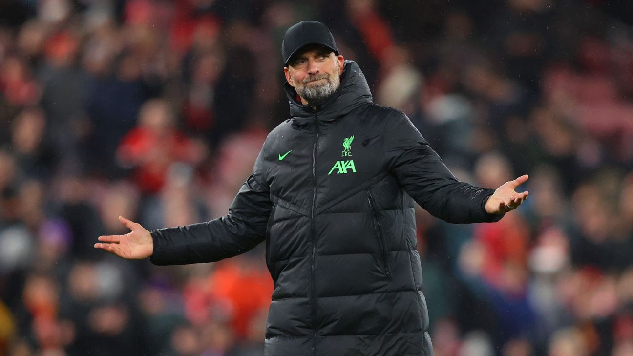 Jurgen Klopp calls on Liverpool fans to support the team at Anfield