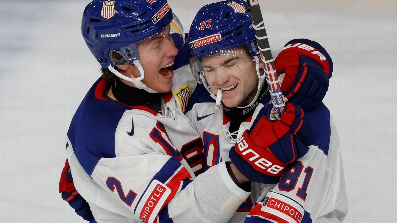 Team USA remains undefeated at world junior hockey championship