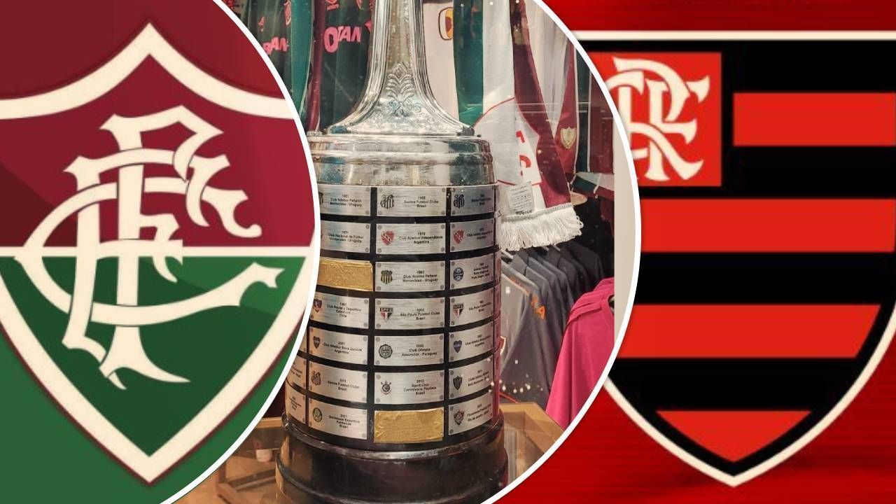 Loja do Fluminense explica por que placa de campeão da Libertadores do Flamengo foi tampada
