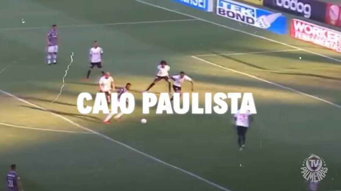 Palmeiras comete gafe e usa jogador errado em vídeo de apresentação de Caio Paulista