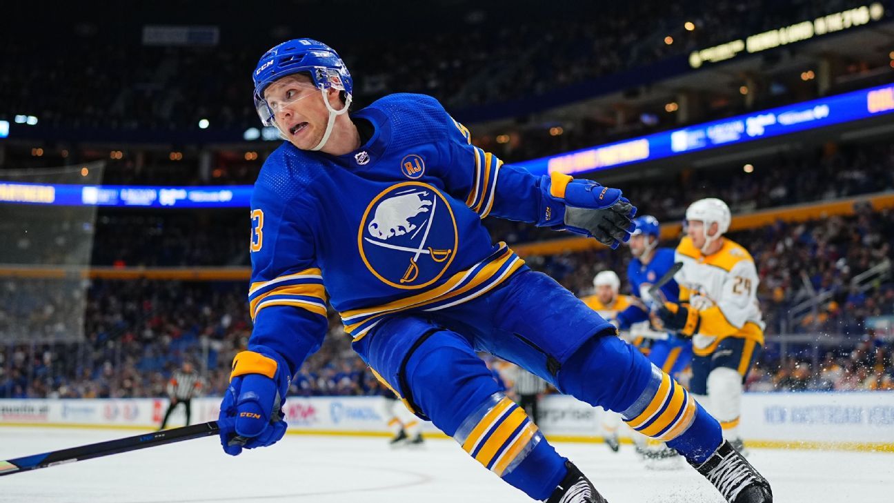 Sabres' Skinner out indefinitely; Okposo returns