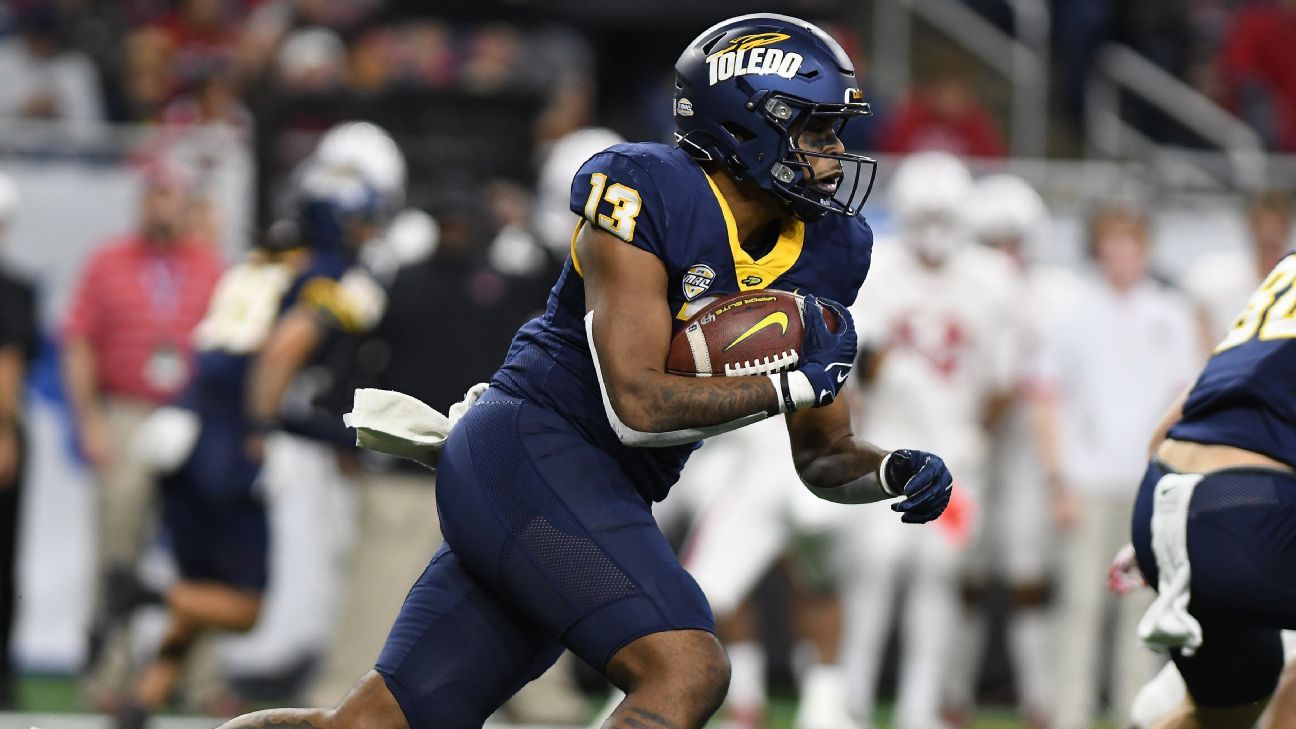 UCF adding ex-Toledo RB Boone in transfer portal