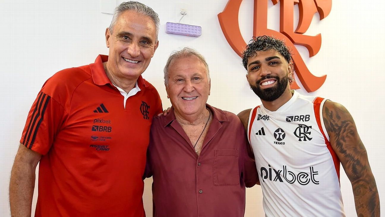 Zico aconselha Gabigol para superar obstáculos no Flamengo: técnico não é o problema