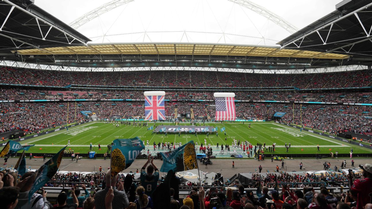 Jets-Vikings, the first game in England;  Continuous jag abroad