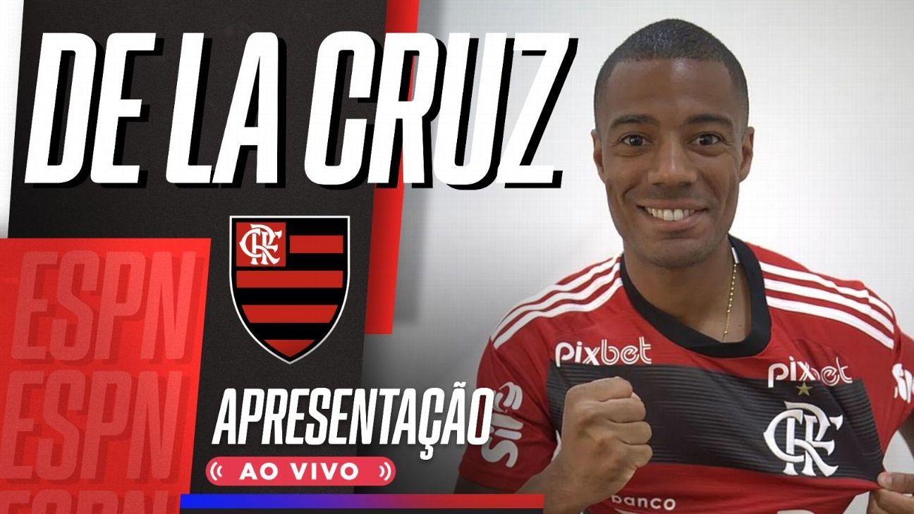 Flamengo apresenta De La Cruz como reforço para temporada; ASSISTA ao vivo