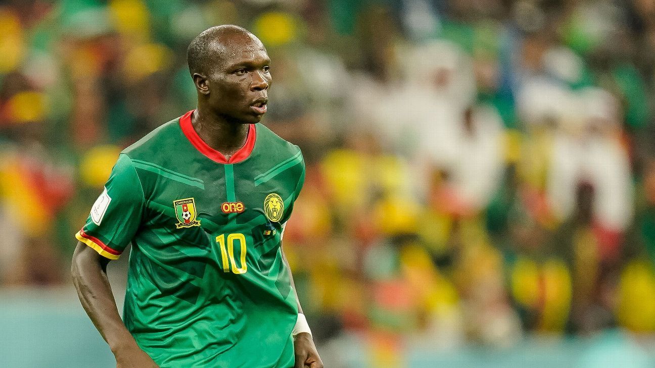 Cameroon captain Vincent Aboubakar injured on eve of AFCON