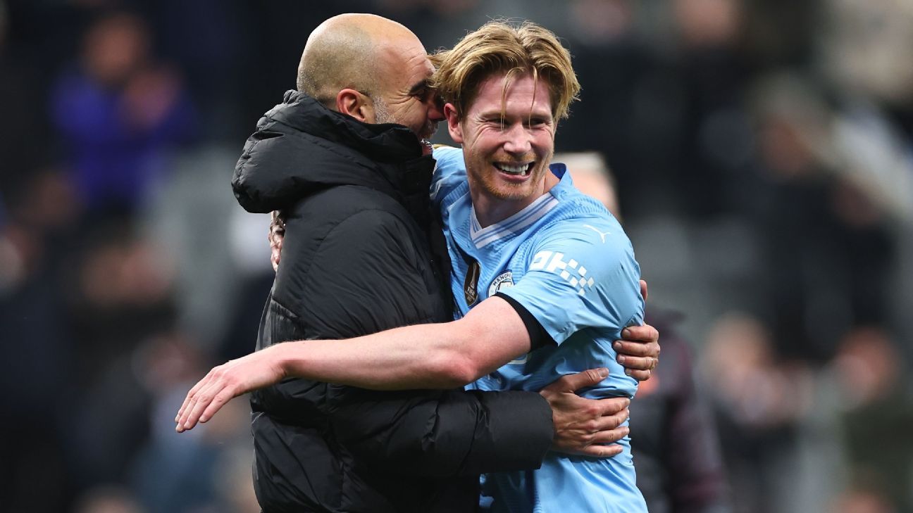 Guardiola: ‘Legend’ De Bruyne can lead Man Metropolis title cost