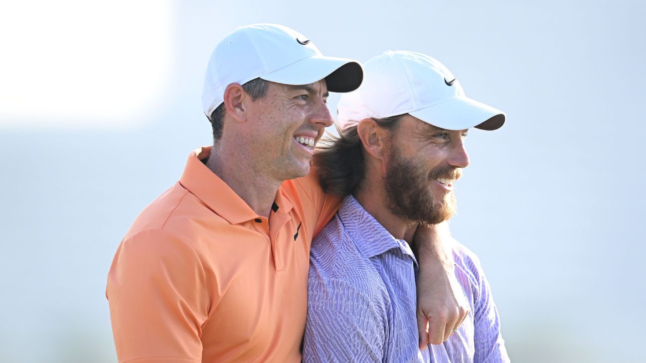 Tommy Fleetwood wins in Dubai as Rory McIlroy falters on No. 18