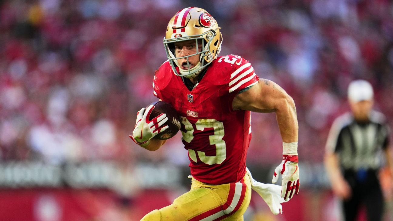 49ers reward McCaffrey with 2-year extension