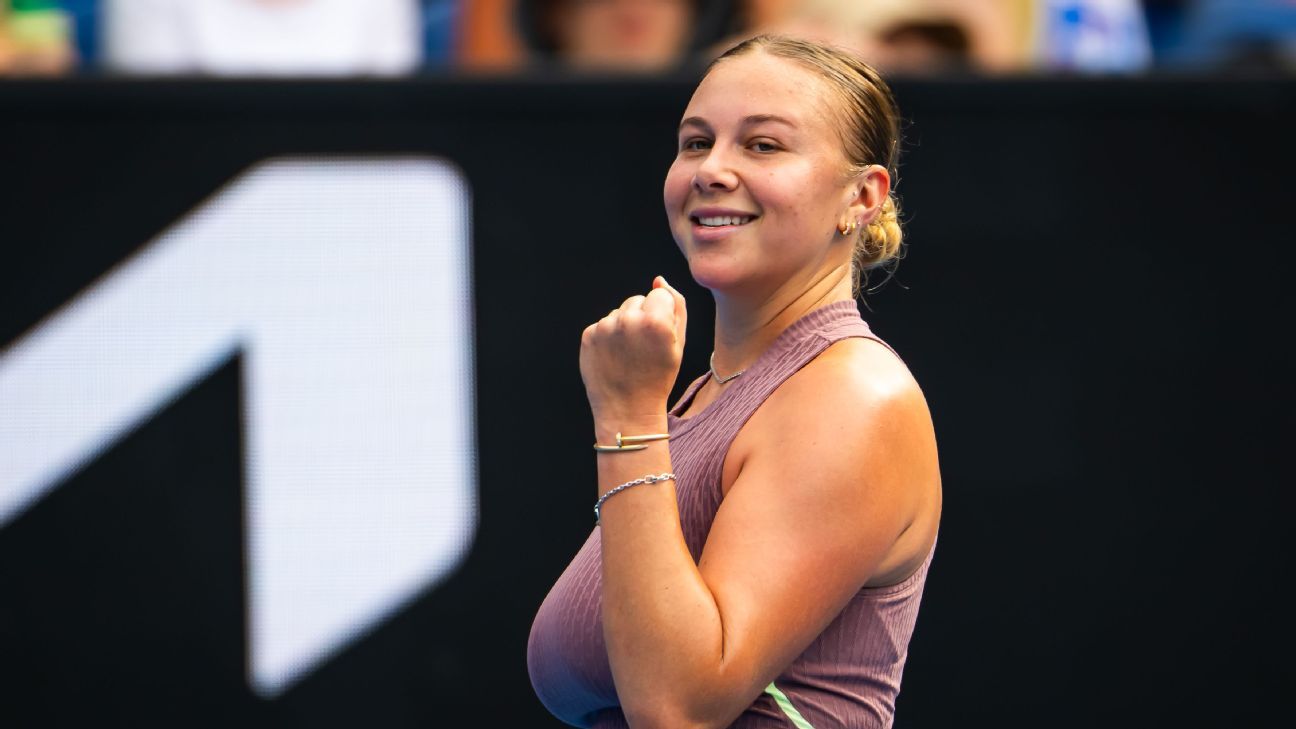 Australian Open -- Amanda Anisimova 'refreshed' after 2023 break - ESPN