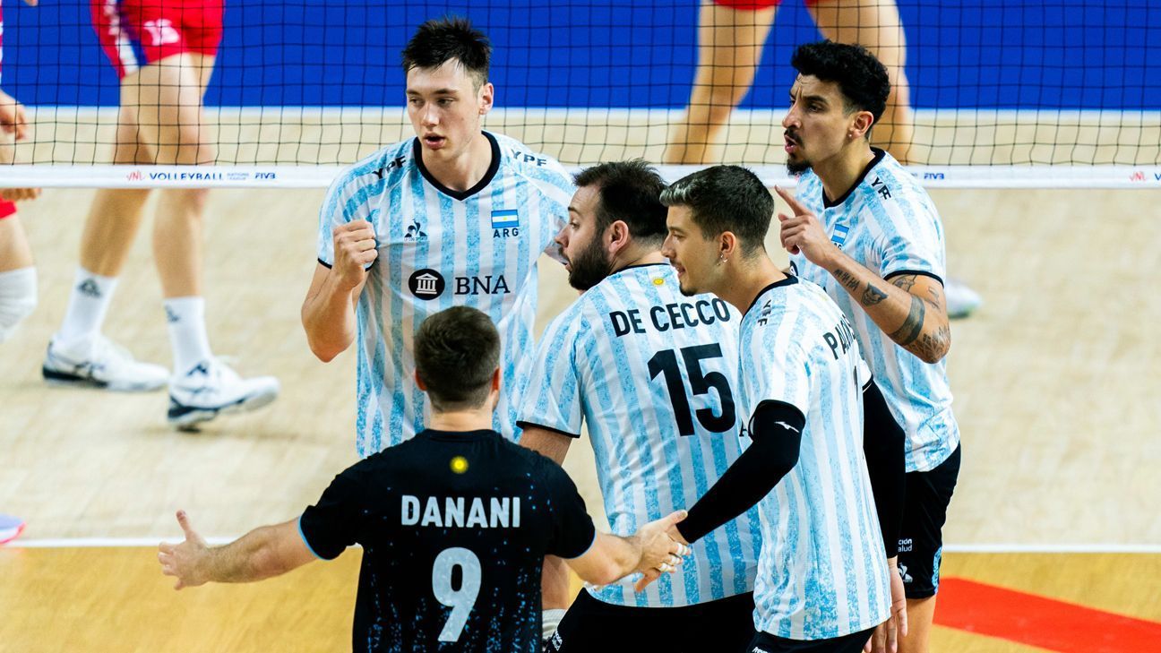 Argentina ya tiene el fixture para la VNL masculina, el torneo que