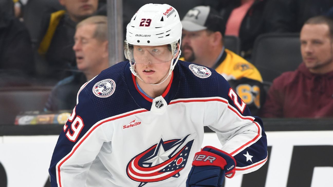 Jackets' Laine cleared after broken clavicle