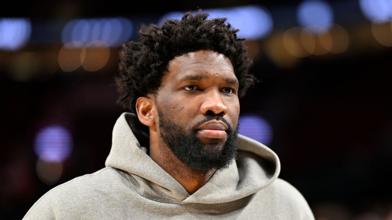 Joel Embiid des 76ers absent jeudi pour faire évaluer son genou