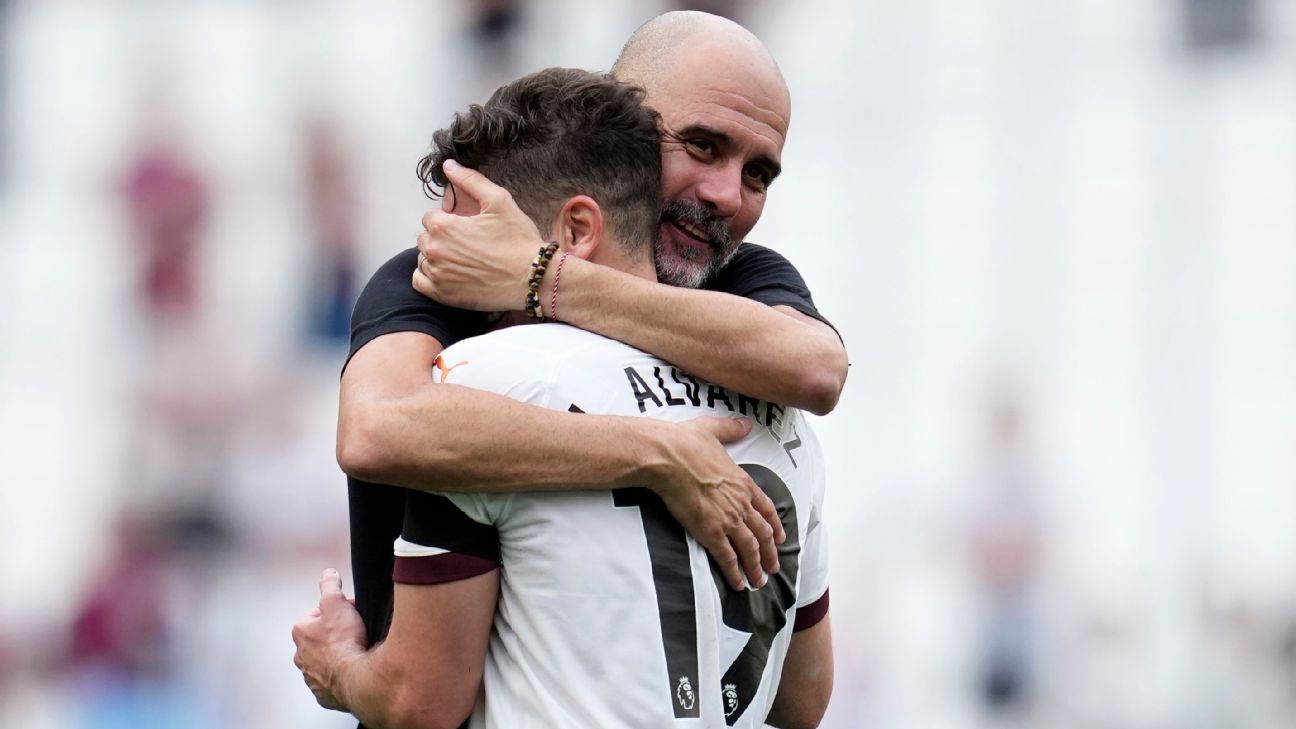 Guardiola bids farewell to Julian Alvarez: “I don't know why, but he told me he wanted a new challenge”