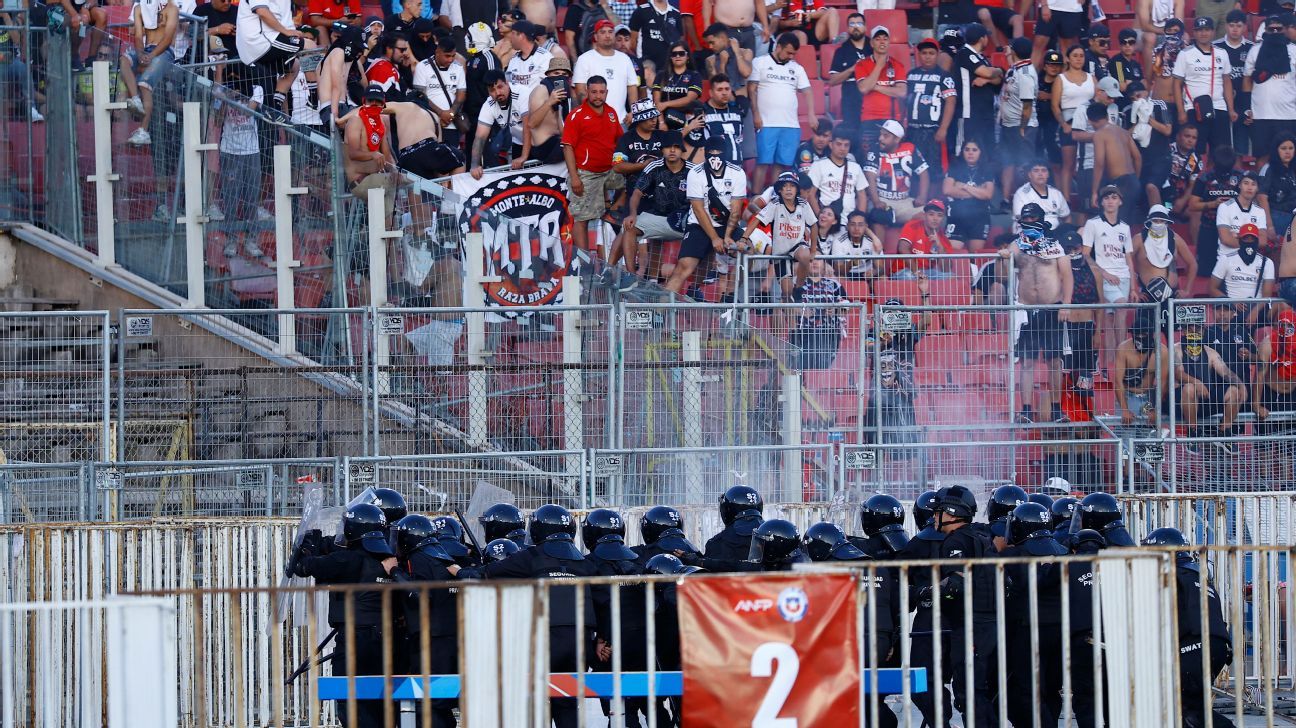 Serios incidentes en la Supercopa de Chile 2024 ESPN