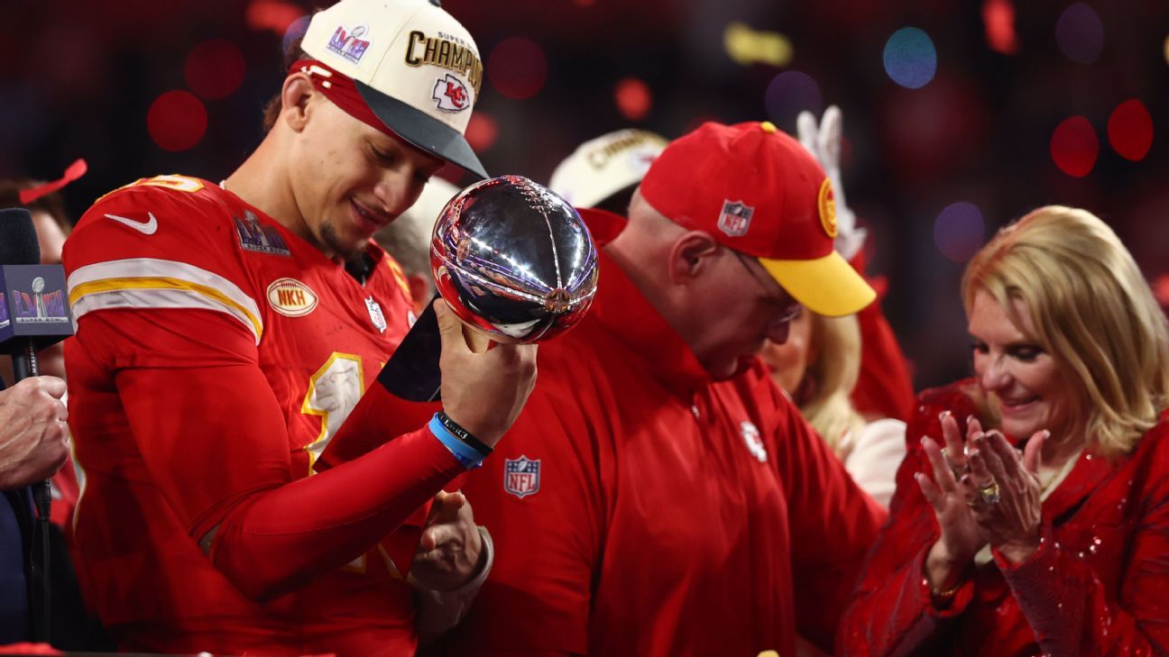 Patrick Mahomes wins Super Bowl MVP for third time - ESPN