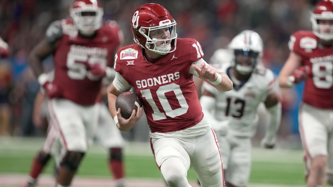 Oklahoma QB Jackson Arnold faces South Carolina and burns his redshirt