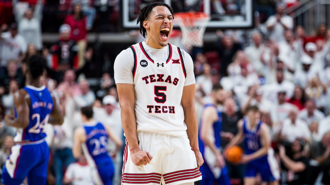 Texas Tech’s Darrion Williams Stars in Dominant Win over Kansas with Perfect Performance