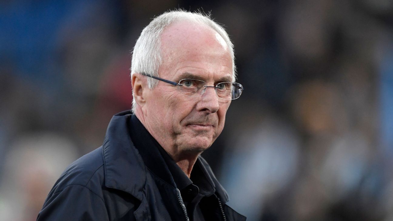 Former England manager Sven-Goran Eriksson to fulfill dream of managing Liverpool amid cancer battle