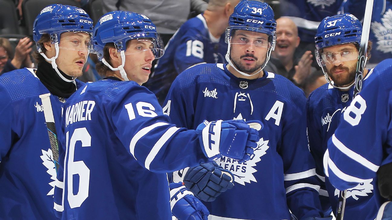 Amid MVP chants, Matthews authors 6th hat trick