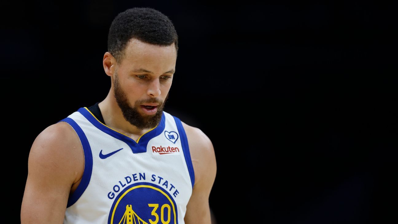 Los Warriors sientan a Steph (dedo) para el final de pretemporada