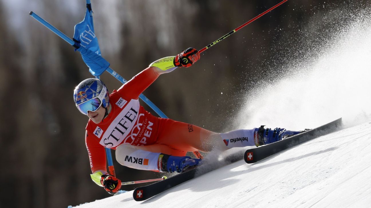 Odermatt dominates for first world super-G title