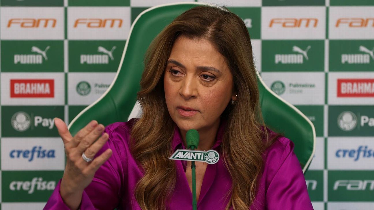 Leila presidente da CBF? Mandatária do Palmeiras revela planos para futuro no clube.
