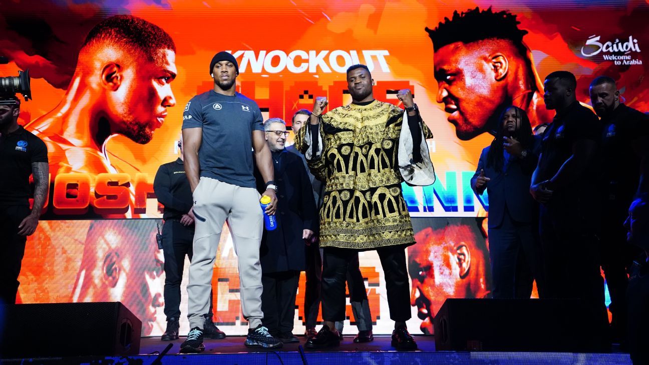 Francis Ngannou out to show himself — once more — towards a well-prepared Anthony Joshua