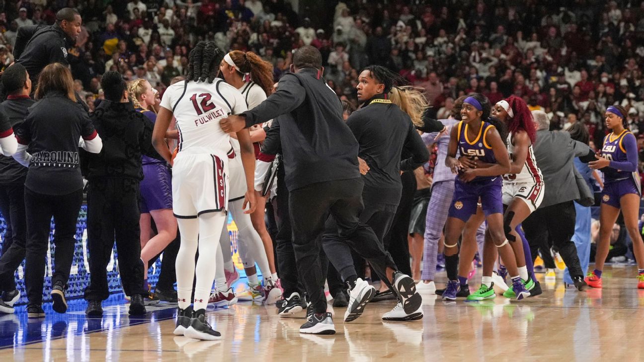 What we know South Carolina's SEC tourney ends with fight, multiple