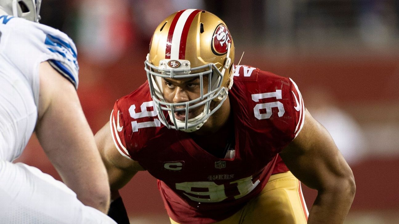 Fonte: I Jaguars firmeranno l'ex DL dei 49ers Arik Armstead con un contratto di 3 anni