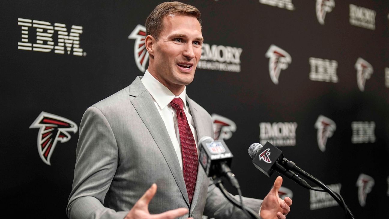 Kirk Cousins ​​​​diz que o apelo dos Falcons é a visão de longo prazo para ele