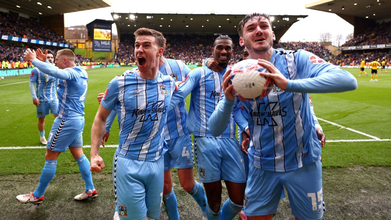 Coventry City se transforme en un match « fou » et élimine Wolverhampton en FA Cup