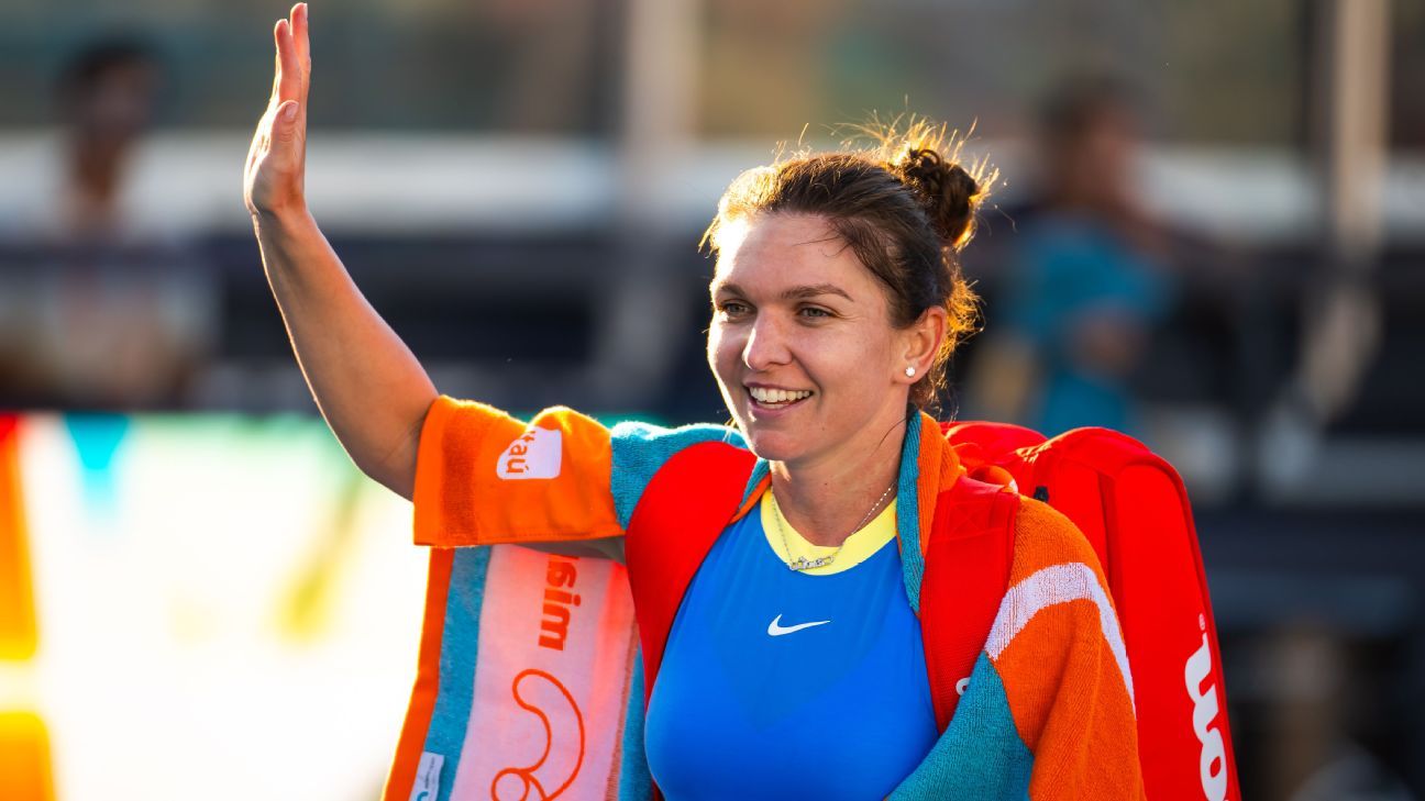 Simona Halep revient d'une suspension pour dopage lors de sa défaite au premier tour à Miami