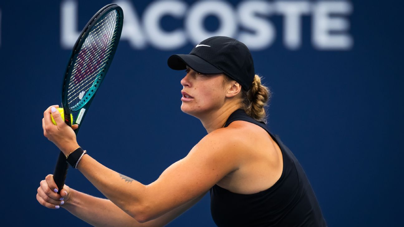 Programme et comment regarder Aryna Sabalenka contre Anhelina Kalinina à l’Open de Miami