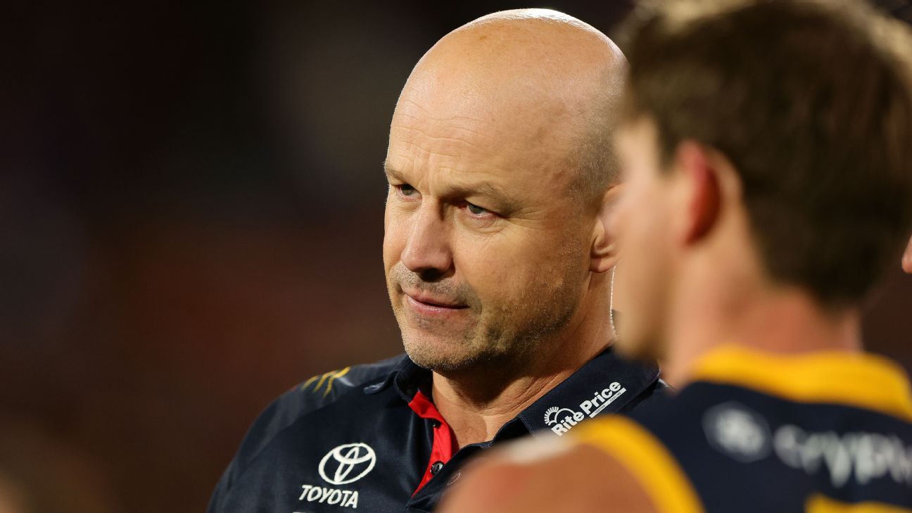 AFL: Crows coach blames mental issue for winless start - ESPN