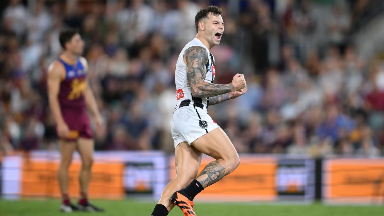 AFL: Magpies get first win on the board, Lions slip to 0-3 - ESPN