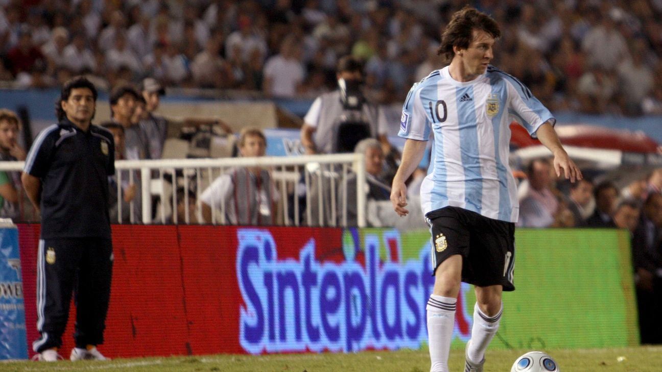 15 anni dopo la prima partita di Messi da numero 10 dell'Argentina