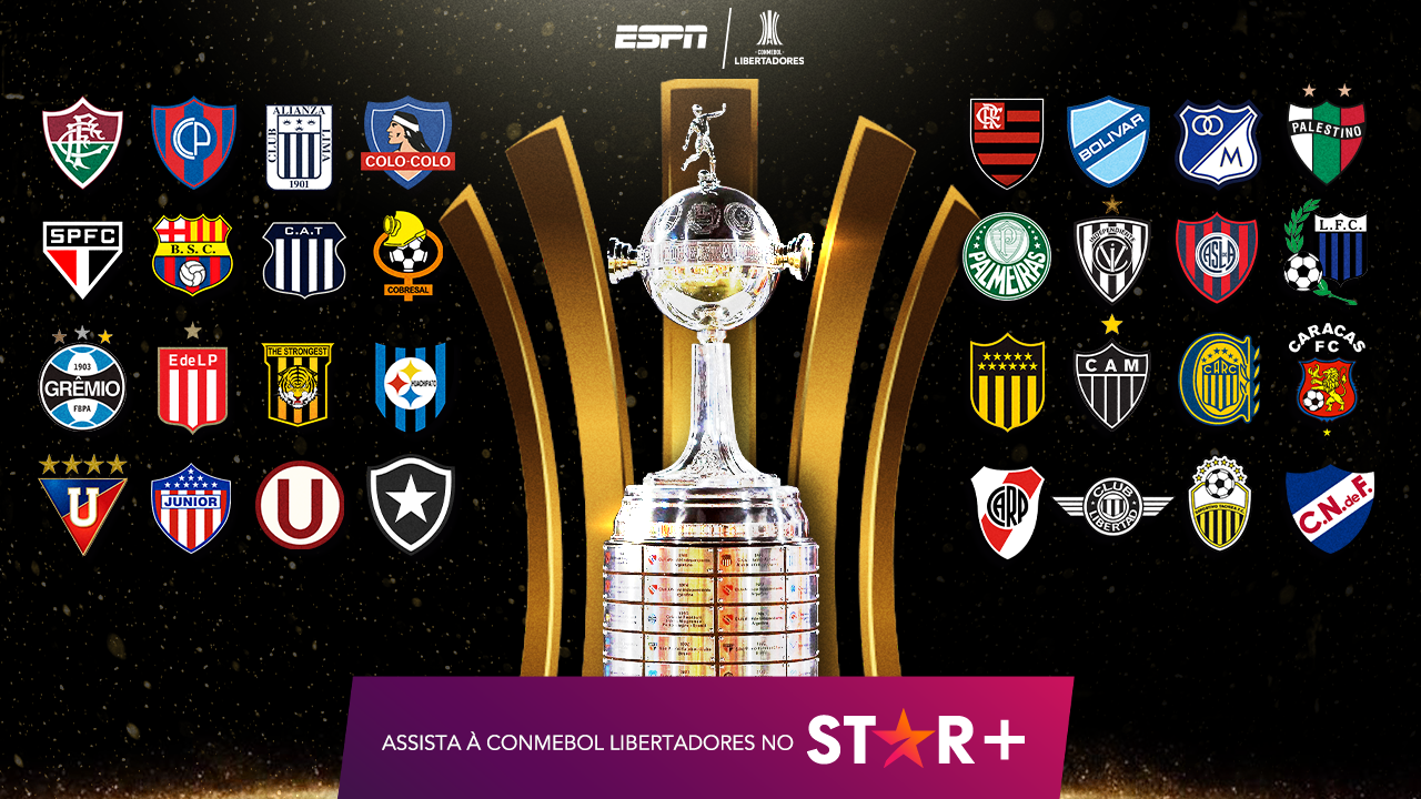 Guia da Libertadores 2024: Flamengo e Palmeiras favoritos na disputa pelo título.