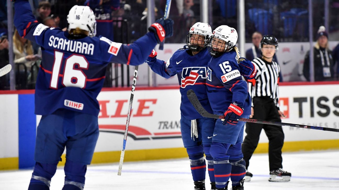 Die US-Frauen beginnen ihre Weltmeistertitelverteidigung mit einem 4:0-Sieg über die Schweiz