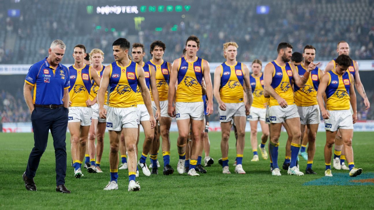 AFL: West Coast rolled the dice and lost, why should they be bailed out