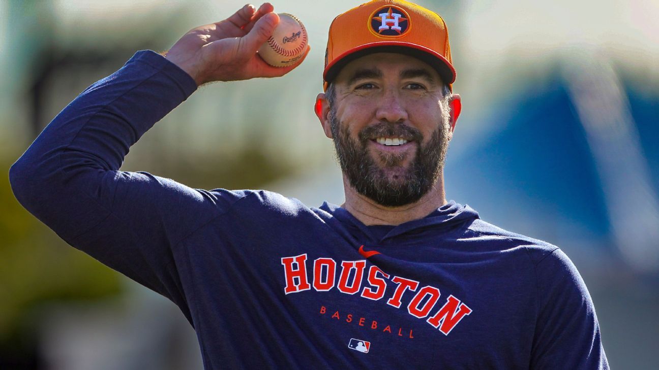 Injured Astros righty Justin Verlander to throw another bullpen - ESPN