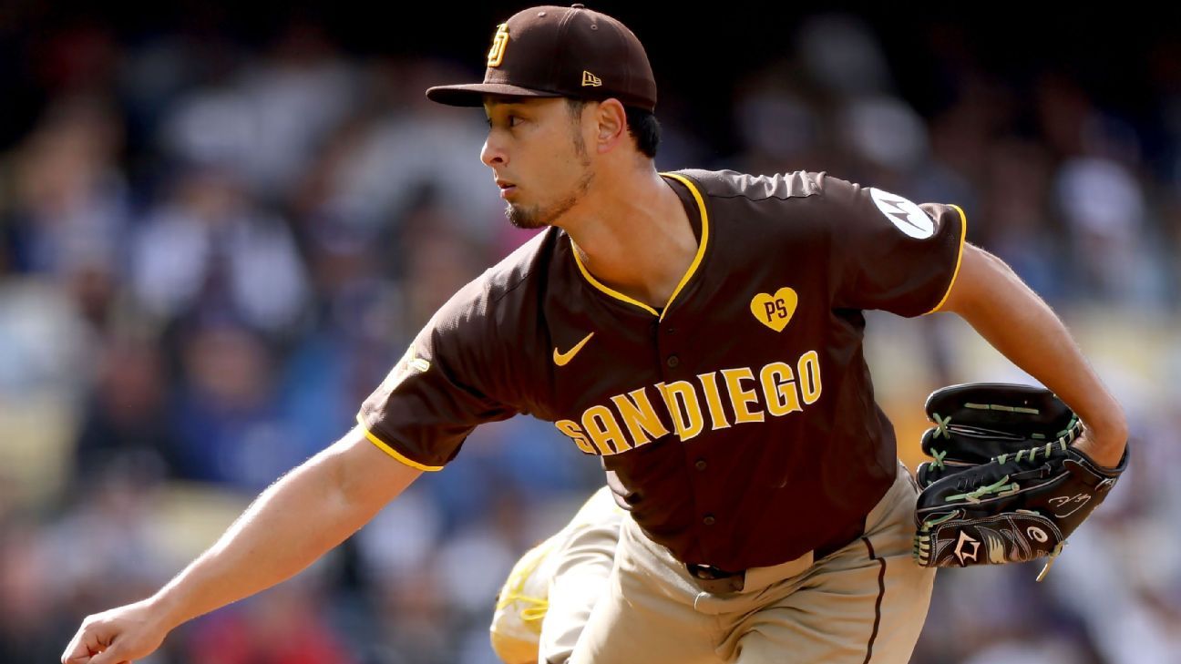Padres place starters Darvish, Musgrove on IL