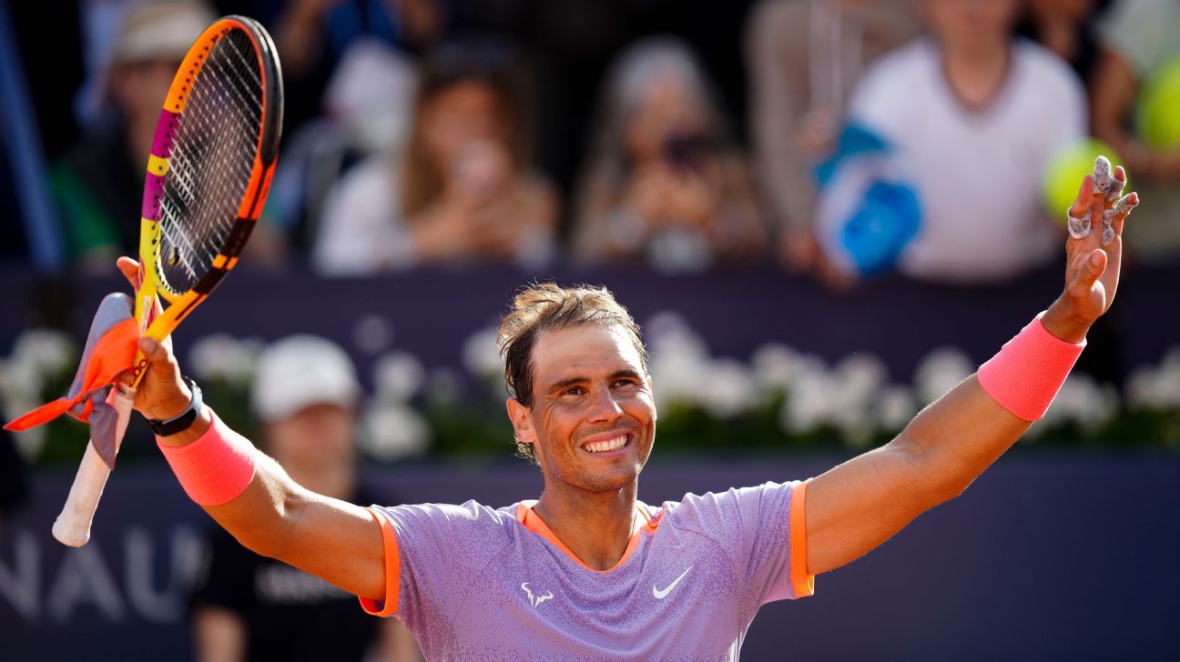 The best moments of Rafael Nadal’s triumph on his return to the courts at the Barcelona Open