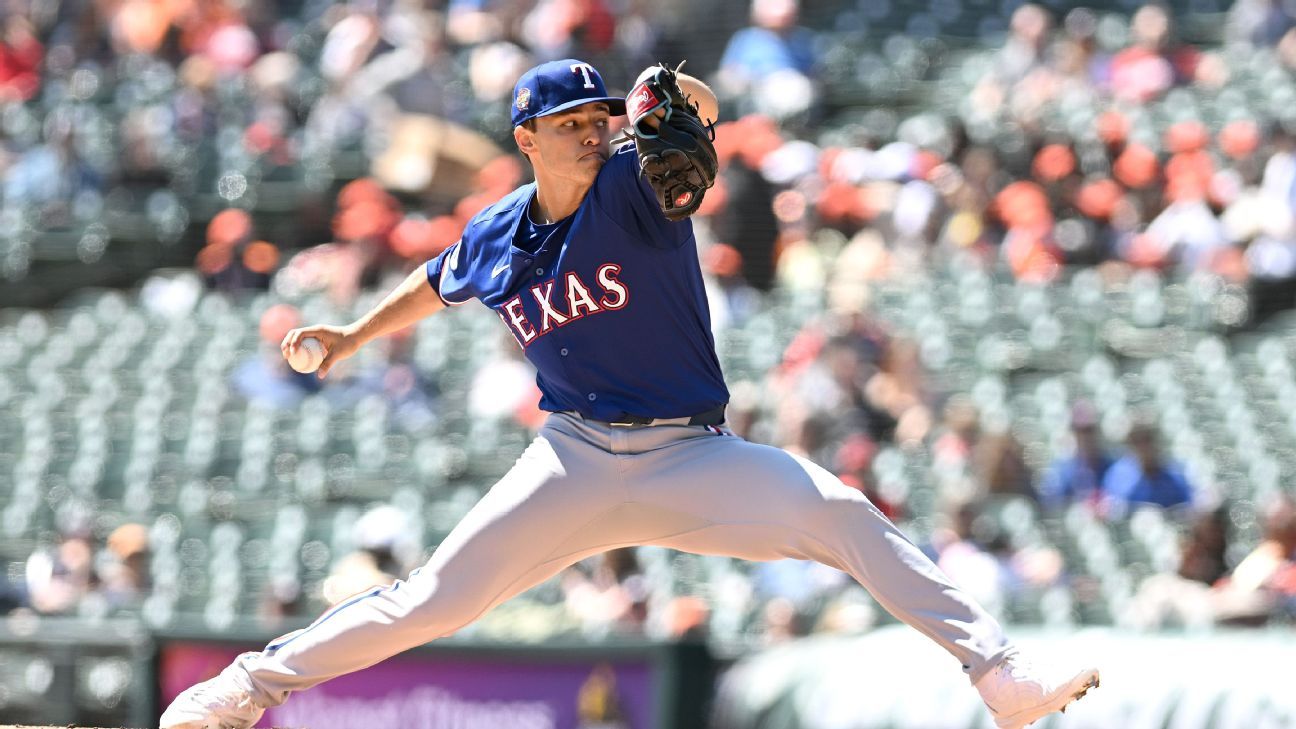 Leiter roughed up in debut, but Rangers hold on