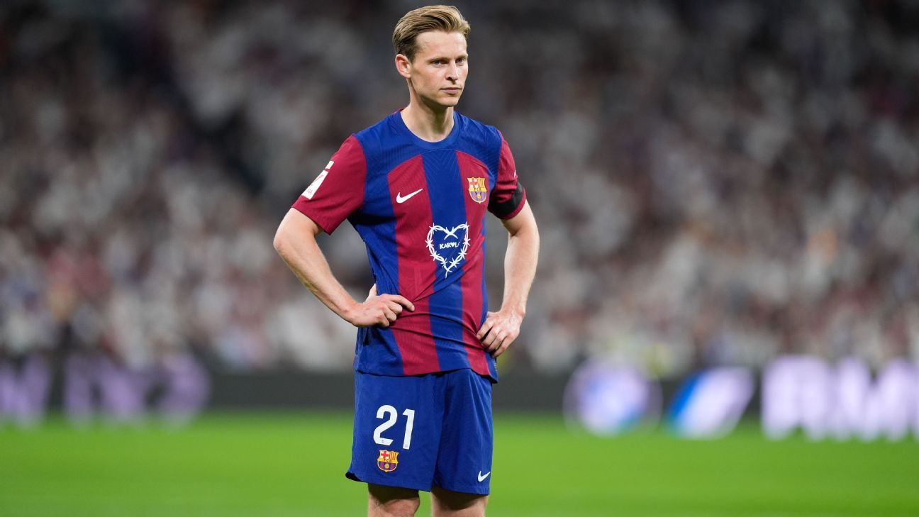 LIVE Transfer Talk: Barcelona to offload Frenkie de Jong?