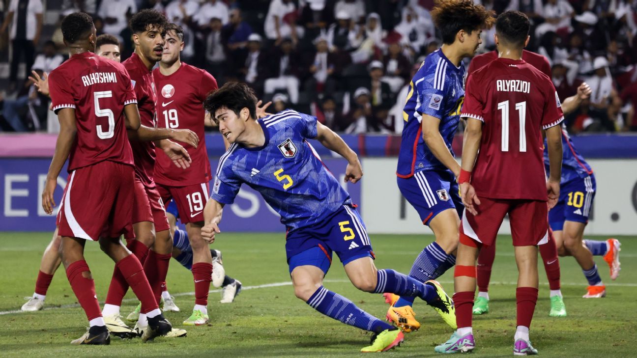 Japan make hard work of Qatar victory but remain on course for Olympic berth