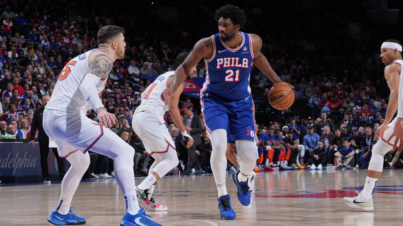 Embiid: «Decepcionantes» fanáticos de los Knicks inundan el estadio de Filadelfia