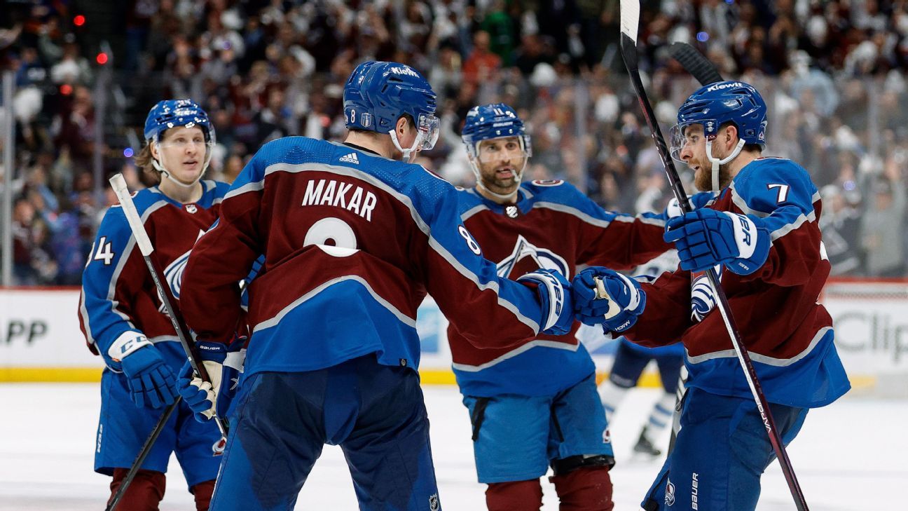 Avs show off 'deeper' team in late scoring barrage