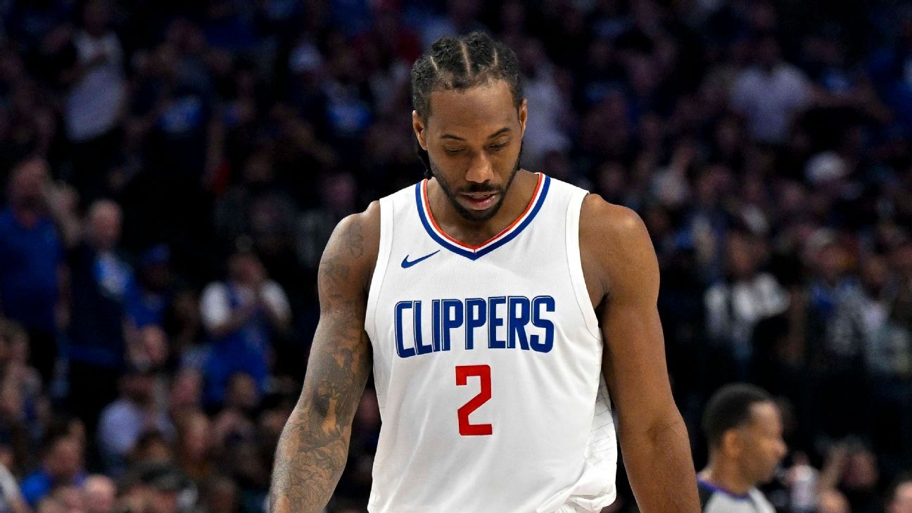 Kawhi Leonard dari Clippers akan melewatkan set keempat karena radang lutut